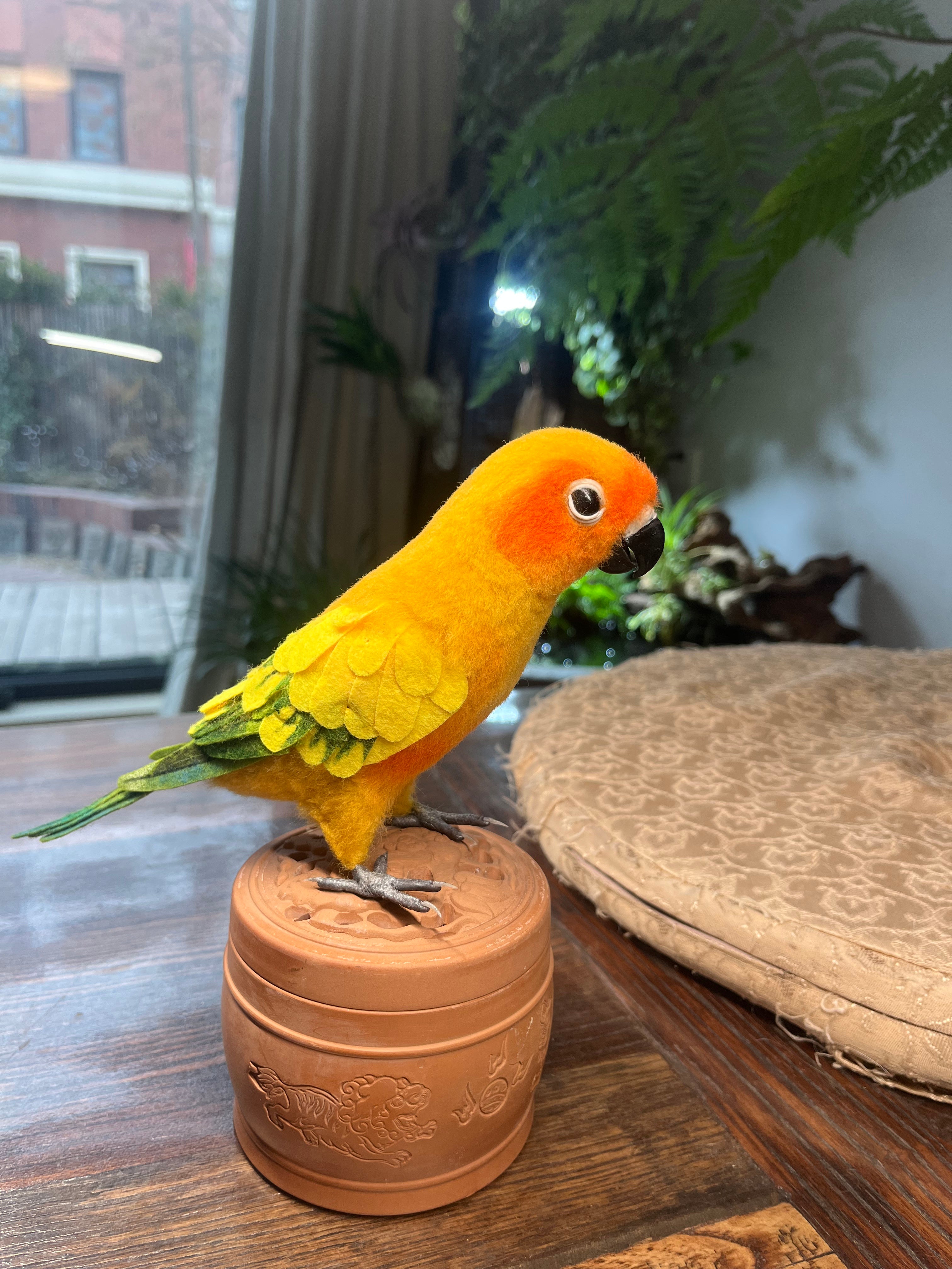 3D Wool Felt Bird (70%deposit to start the project)