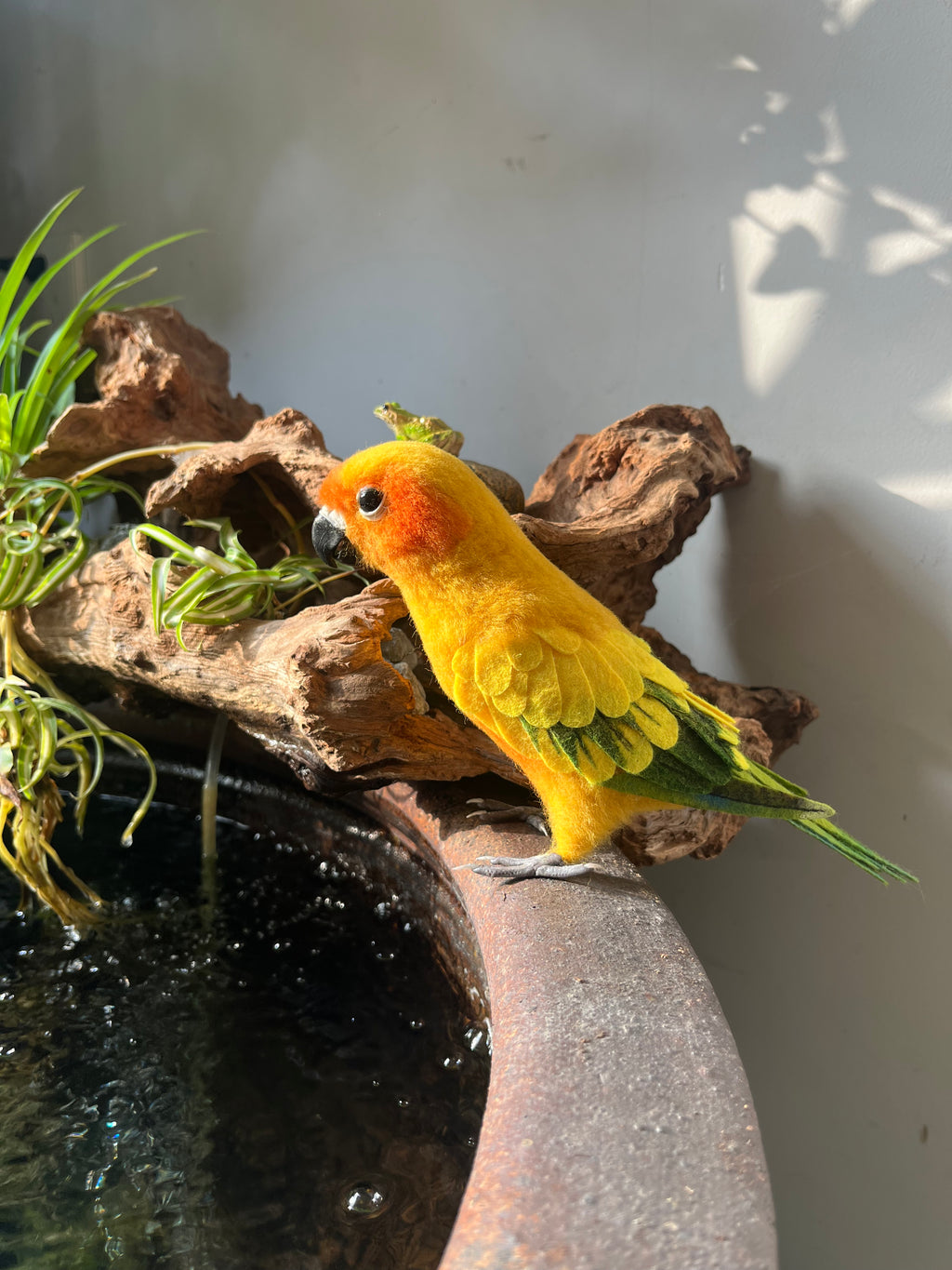 3D Wool Felt Bird (70%deposit to start the project)
