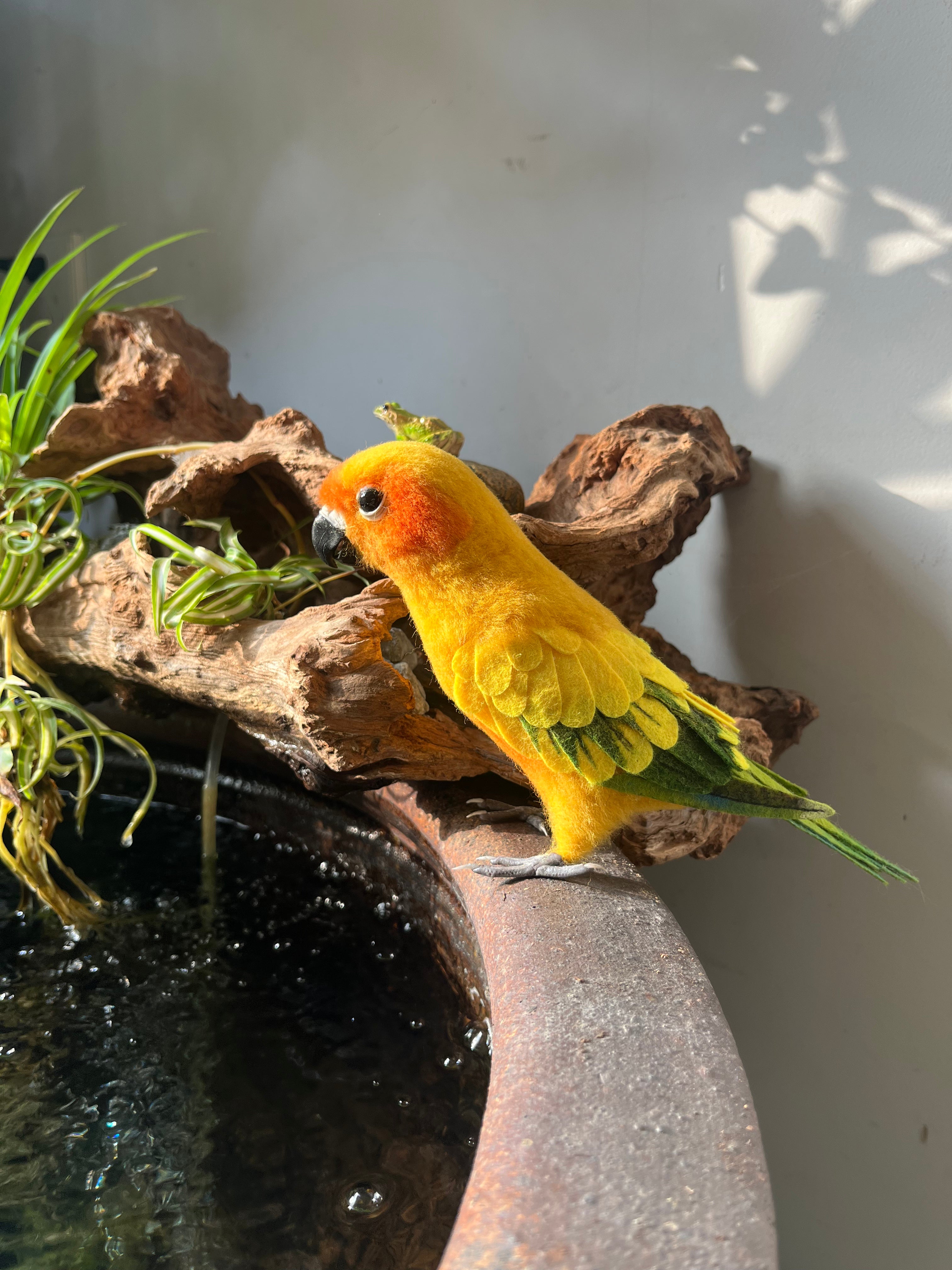 3D Wool Felt Bird (70%deposit to start the project)