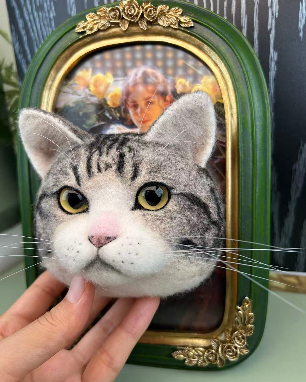 3D Custom needle-felted: Short Hair Style 180$ (70%deposit to start the project)