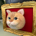 3D Custom needle-felted: Short Hair Style 180$ (70%deposit to start the project)