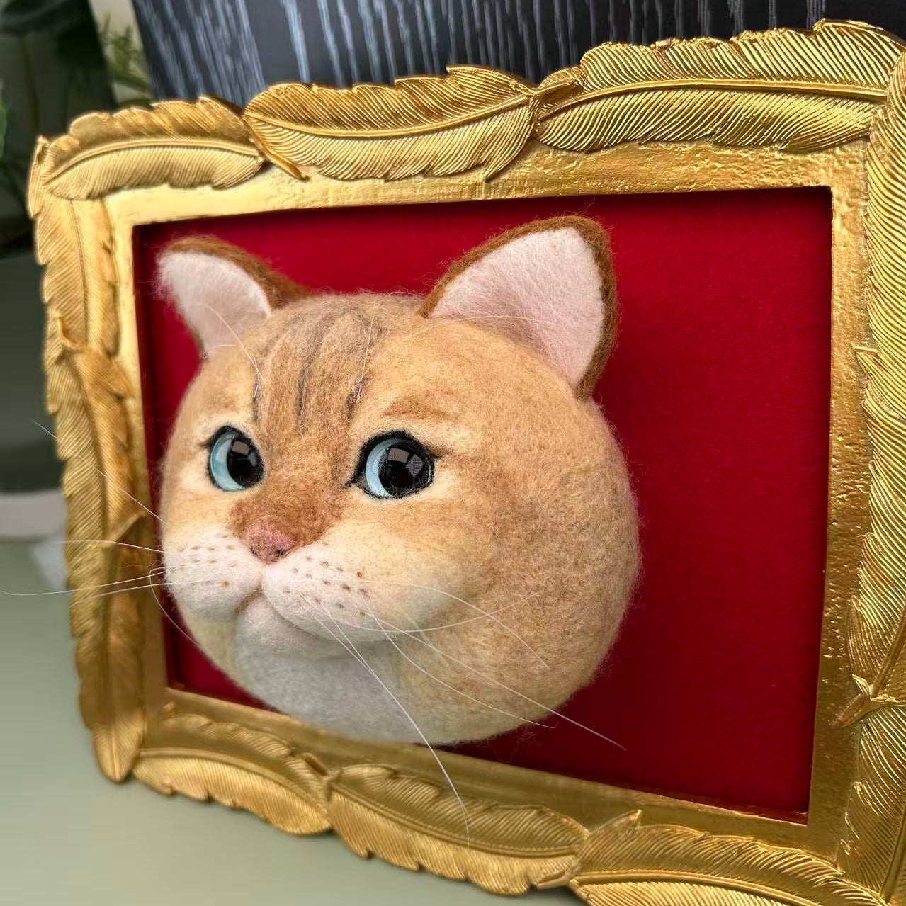 3D Custom needle-felted: Short Hair Style 180$ (70%deposit to start the project)