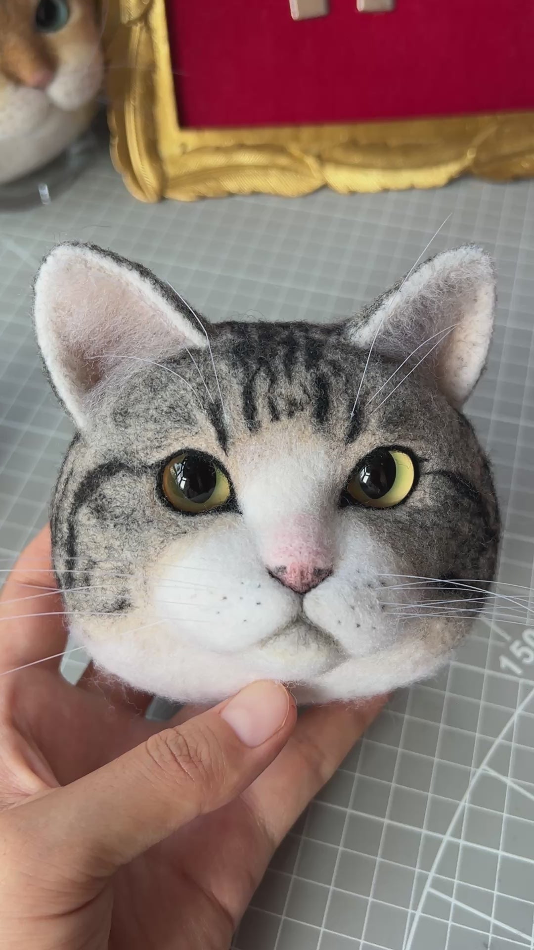 3D Custom needle-felted: Short Hair Style 180$ (70%deposit to start the project)