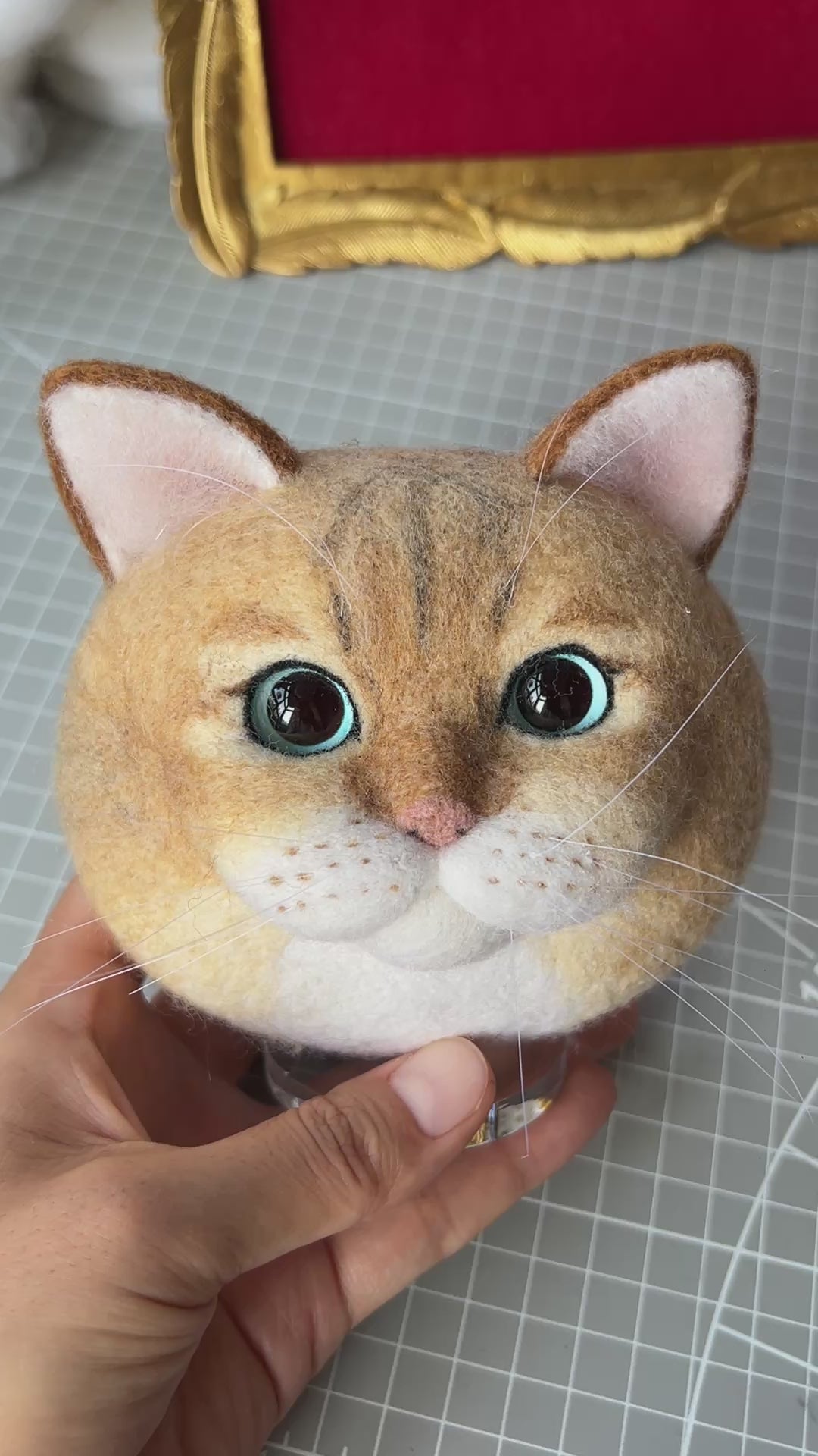 3D Custom needle-felted: Short Hair Style 180$ (70%deposit to start the project)